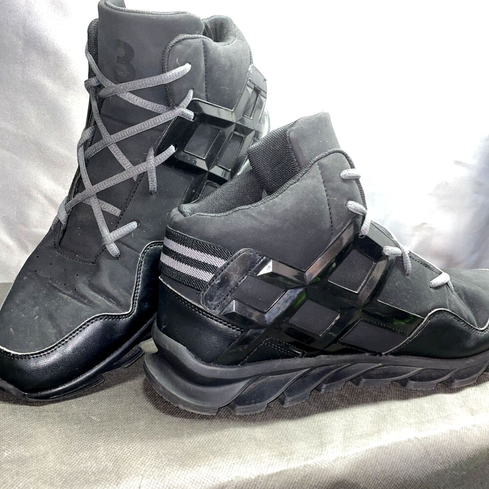 JOOMRA High Top Lace Up Sneakers Men's Black Size 48 EUR US 13-14 Casual Shoes - Picture 3 of 10